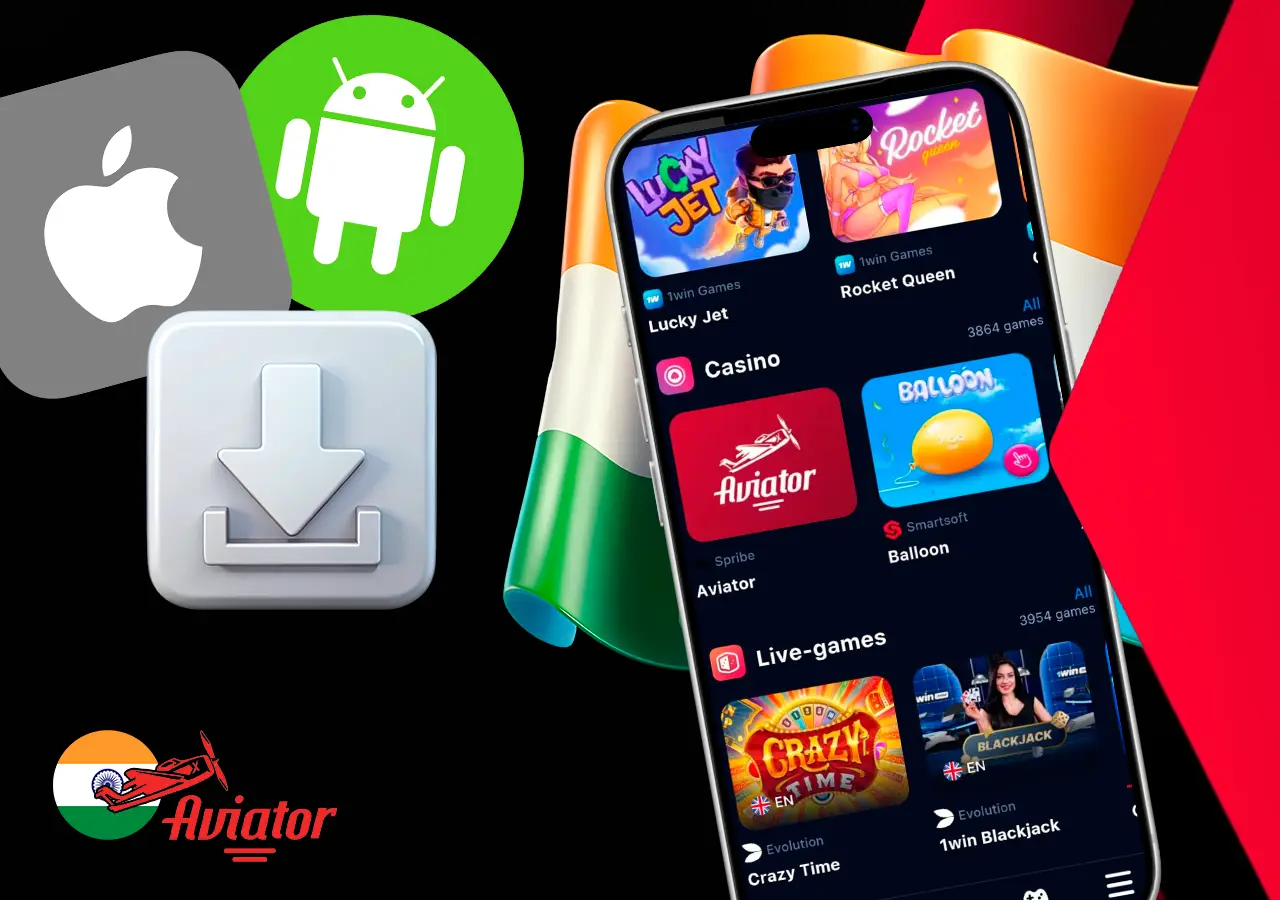 Download Aviator mobile APK safely on smartphone screen in India